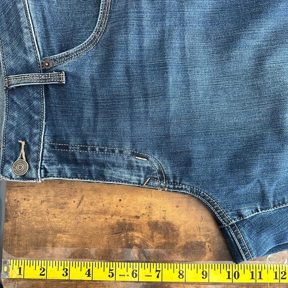 M Jeans Maurices 2/Set Jeans Wide Leg Cuffed High Rise 14W Stretchy Comfort - Picture 11 of 14